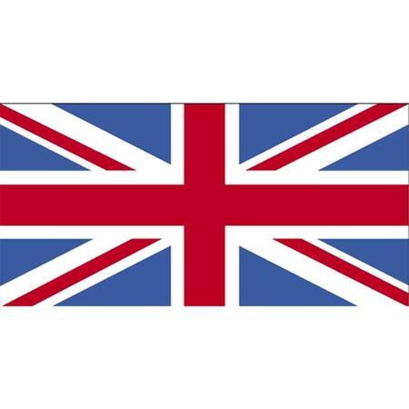 SS COLLECTIBLES 4 ft. X 6 ft. Nyl-Glo United Kingdom Flag SS3325170